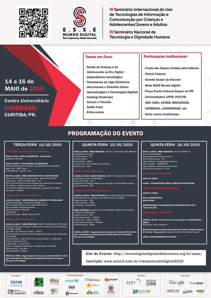 IV Seminário Nacional Tecnologia & Dignidade Humana de 2019 — registro 33