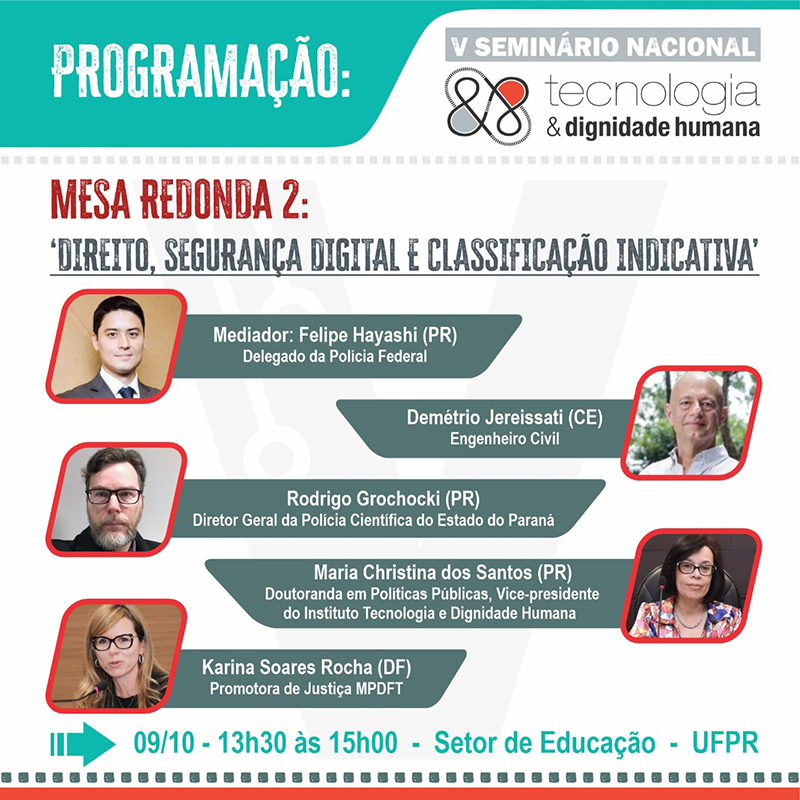 V Seminário Nacional Tecnologia & Dignidade Humana de 2023 — registro 8