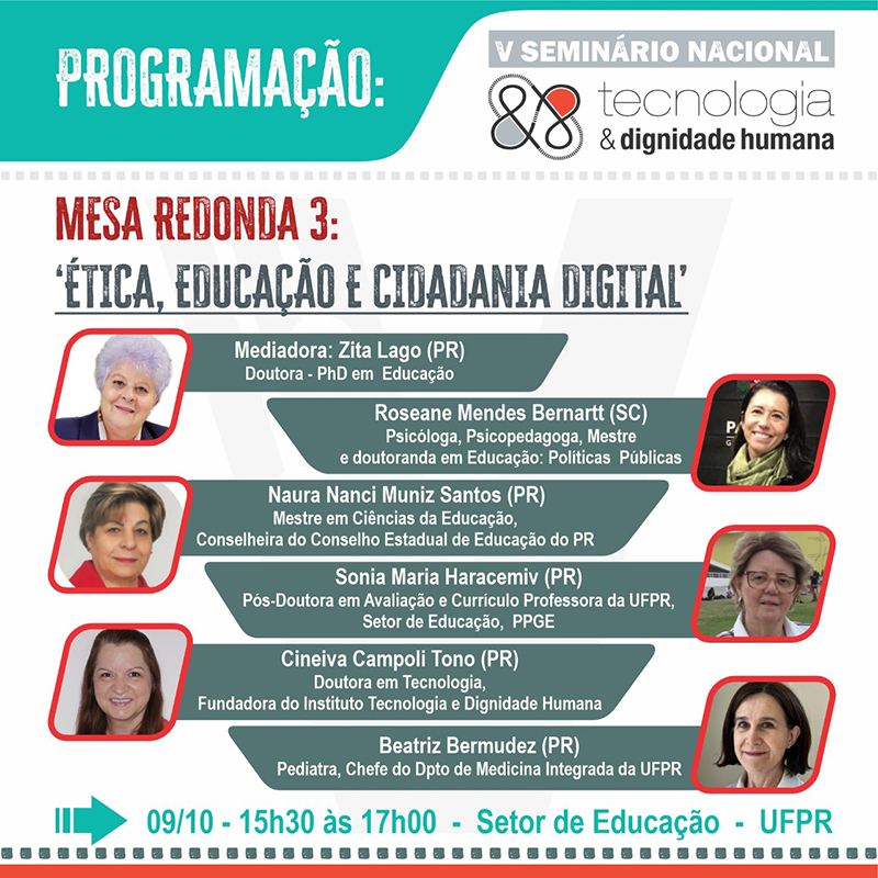 V Seminário Nacional Tecnologia & Dignidade Humana de 2023 — registro 10