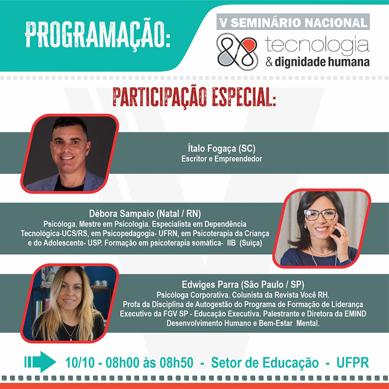 V Seminário Nacional Tecnologia & Dignidade Humana de 2023 — registro 25